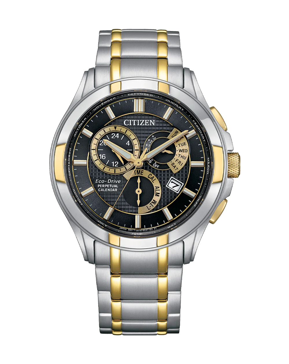 Citizen Men's Eco-Drive Classic Chronograph Watch in Stainless Steel with  Perpetual Calendar