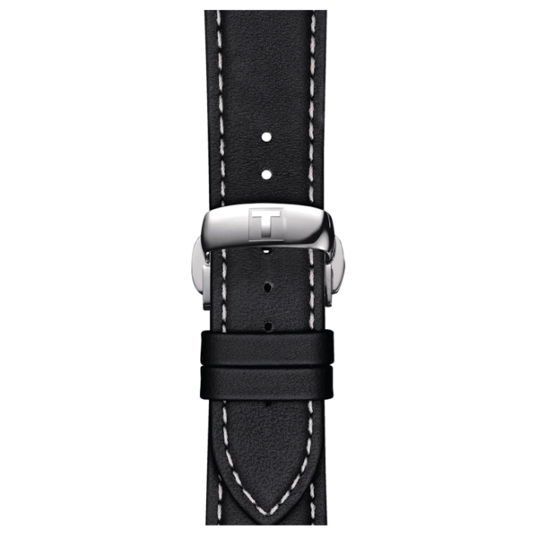 Tissot Official Black Leather Strap Lugs 21 MM_0