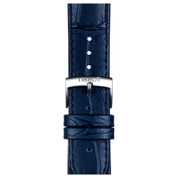 Tissot Official Blue Leather Strap Lugs 20 MM_0