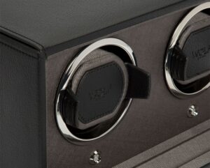 CUB DOUBLE WATCH WINDER WITH COVER close view