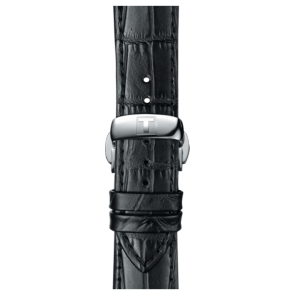 Tissot Official Black Leather Strap Lugs 21 MM_0