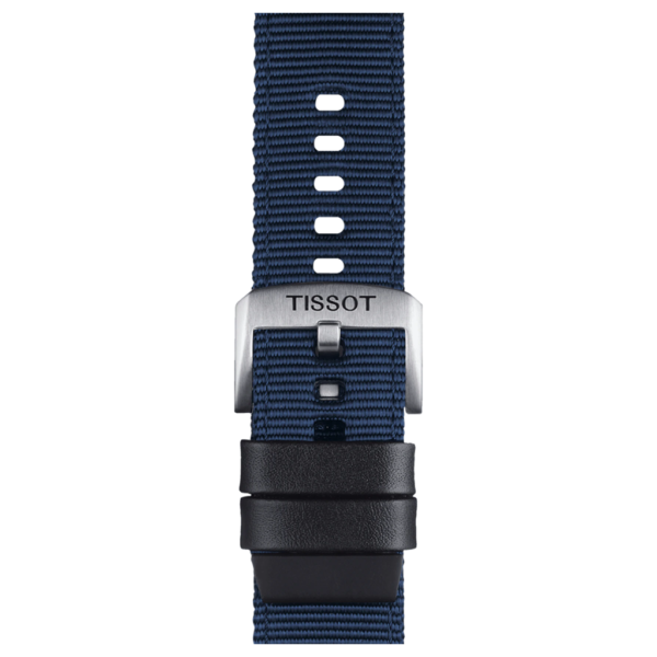 Tissot Official Blue Fabric Strap Lugs 22 MM_0