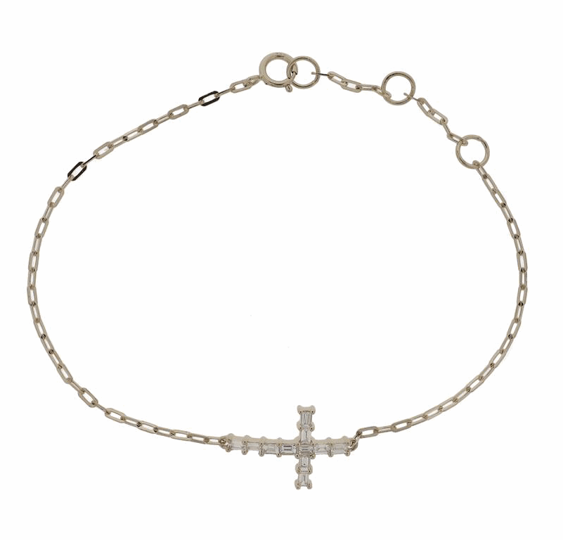 Crystal Cross Bracelet And Bangle Level Set For Men And Women Whole184h  From Urzfo, $23.08 | DHgate.Com