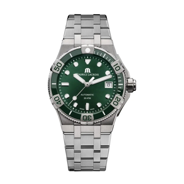 Maurice Lacroix Aikon Venturer Green/Steel Watch AI6057-SSL5F-630-D