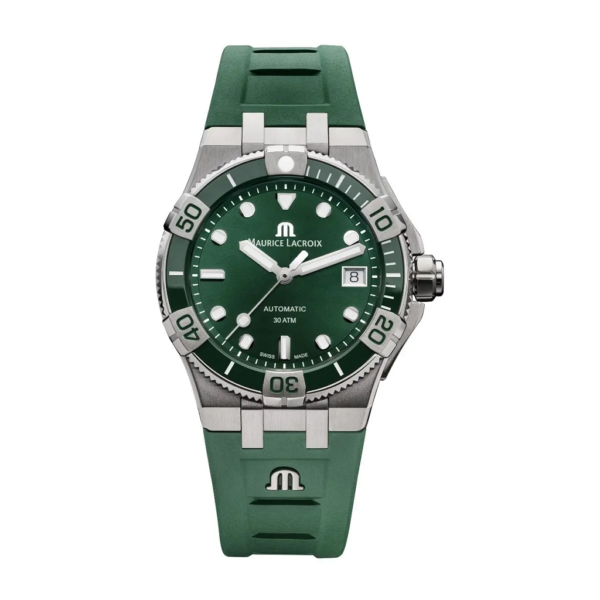 Maurice Lacroix Aikon Venturer Green/Steel Watch AI6057-SSL5F-630-D