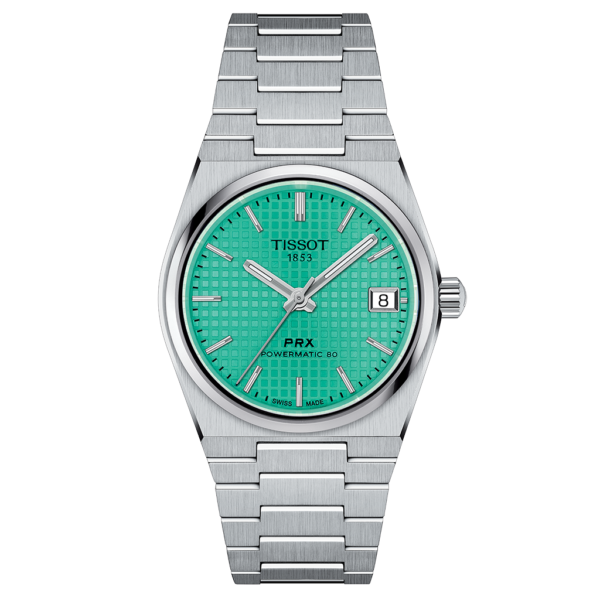 Tissot Prx Powermatic 80 Light Green 35Mm T1372071109101_0