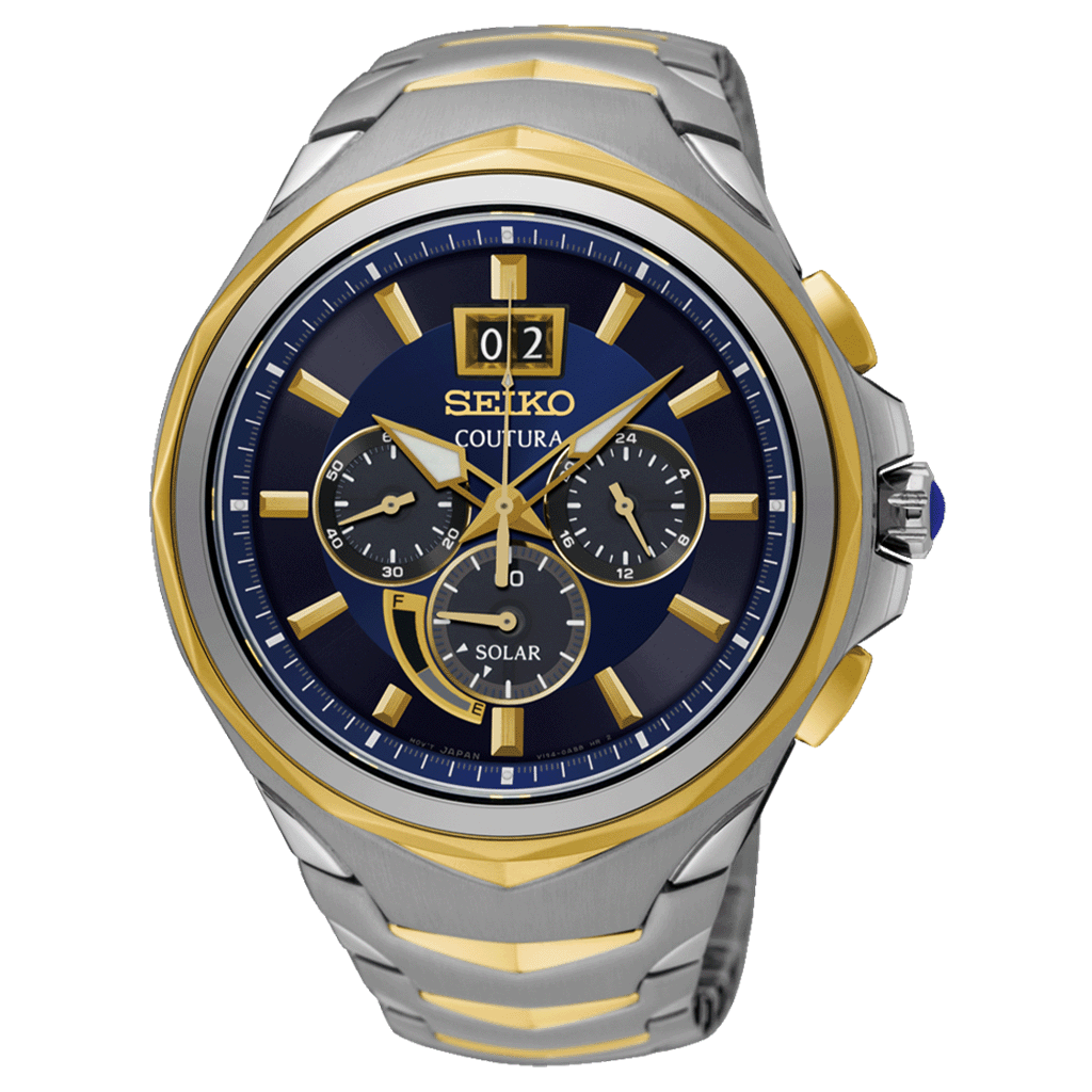 Seiko Coutura Solar Perpetual Calendar Watch Ssc573p - Linda Seiko Coutura Solar Perpetual Calendar Watch Ssc573p - Linda