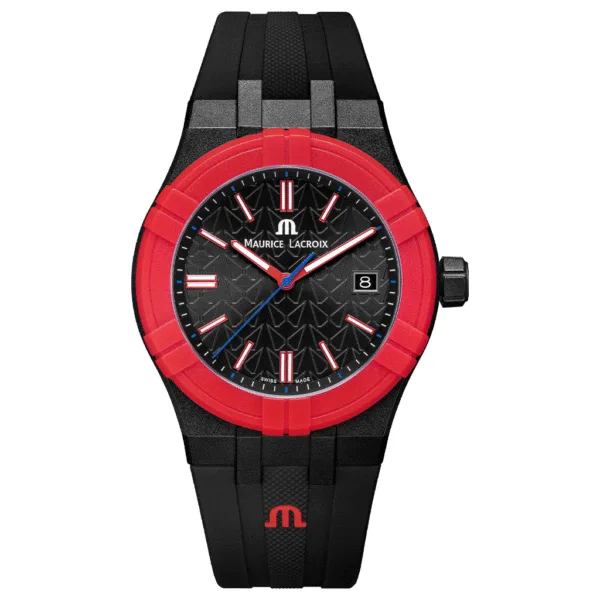 MAURICE LACROIX AIKON BLACK, RED AND WHITE- AI2008-04000-400-J_0