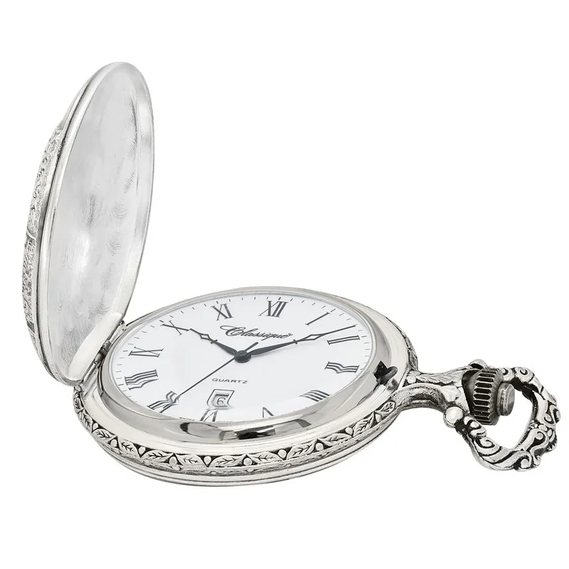 Classique Silver Horse Pocket Watch- 8012_2