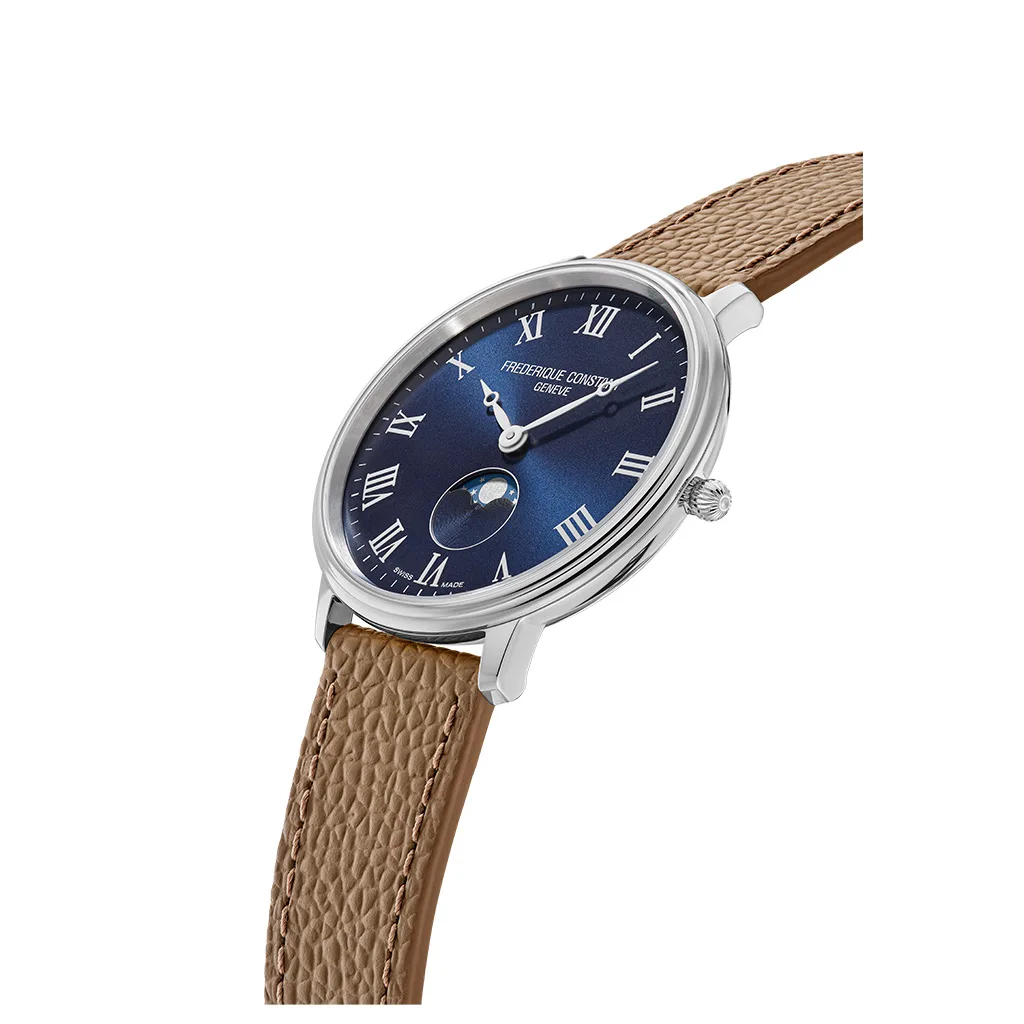Frederique Constant Classics Quartz Moonphase Leather FC-206RN3S6_1