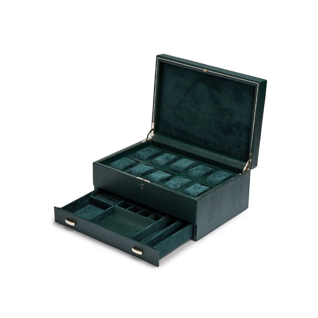 British Racing 10 Piece Watch Box With Storage_2