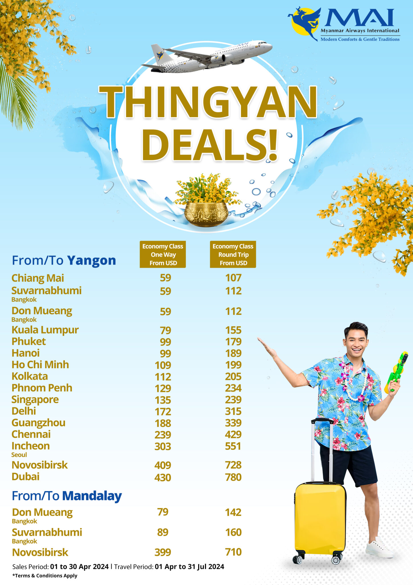 Fly into Festive Bliss: MAI’s Exclusive Thingyan Travel Offers Await!