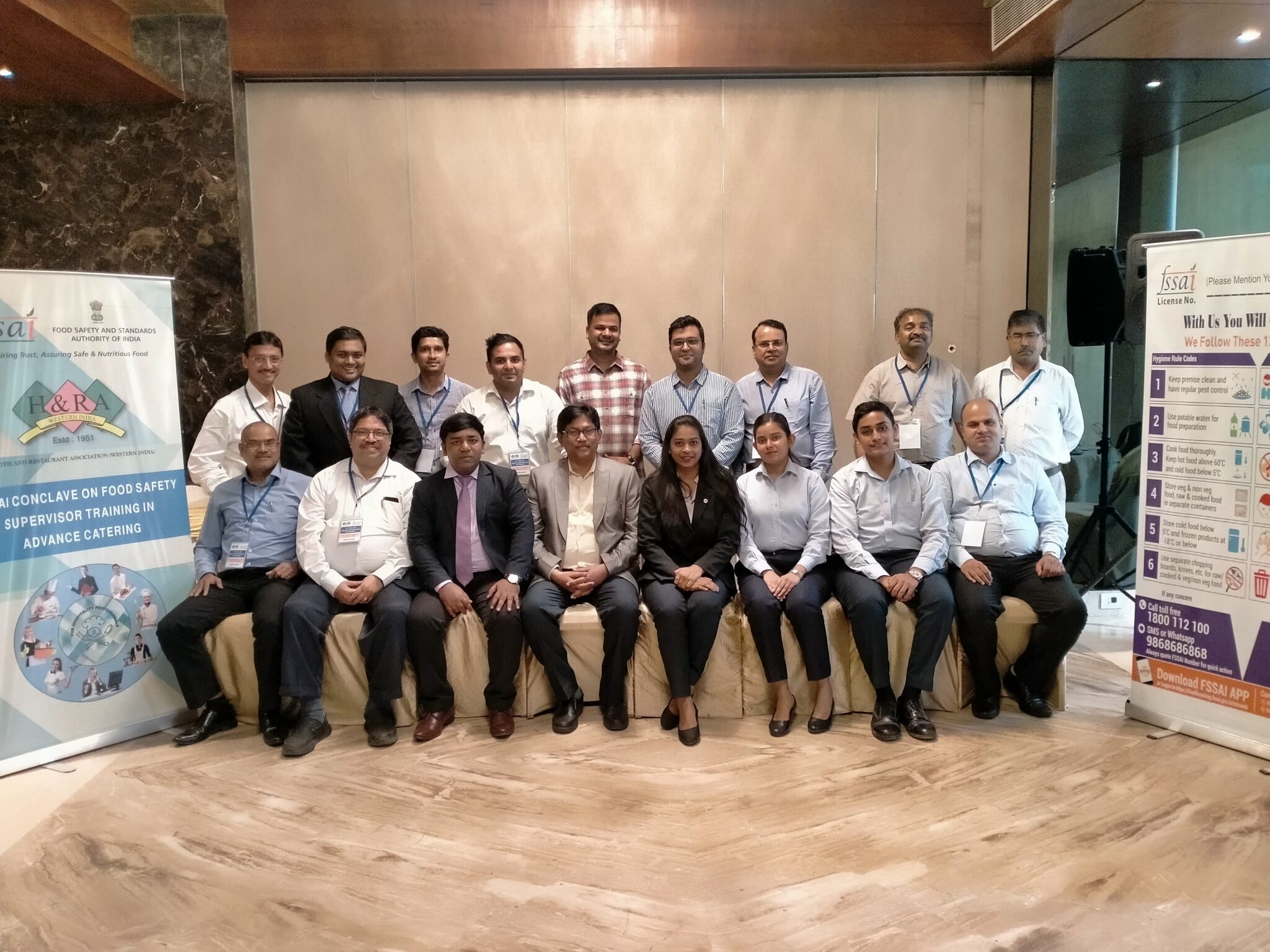 hrawi empowers hospitality professionals with fostac programme in navi mumbai