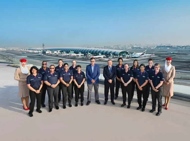 Emirates receives all-women delegation of International Cricket Council (ICC) match officials