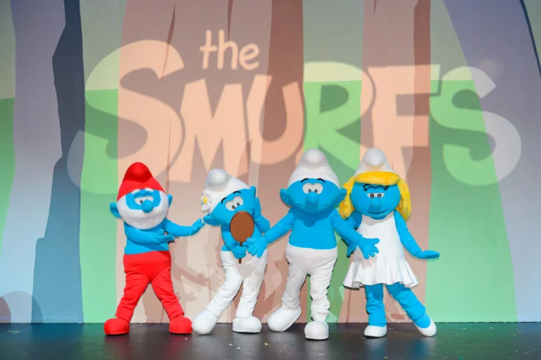 The Smurfs head to sea aboard the Genting Dream
