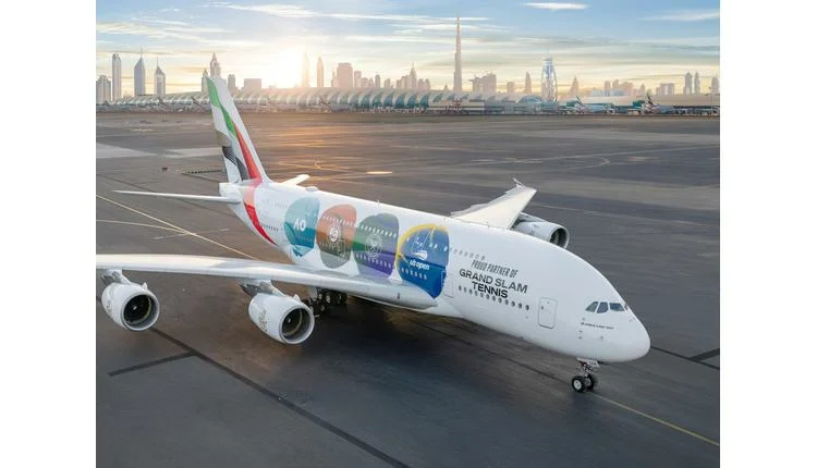 Emirates unveils Grand Slam-themed Airbus A380 livery