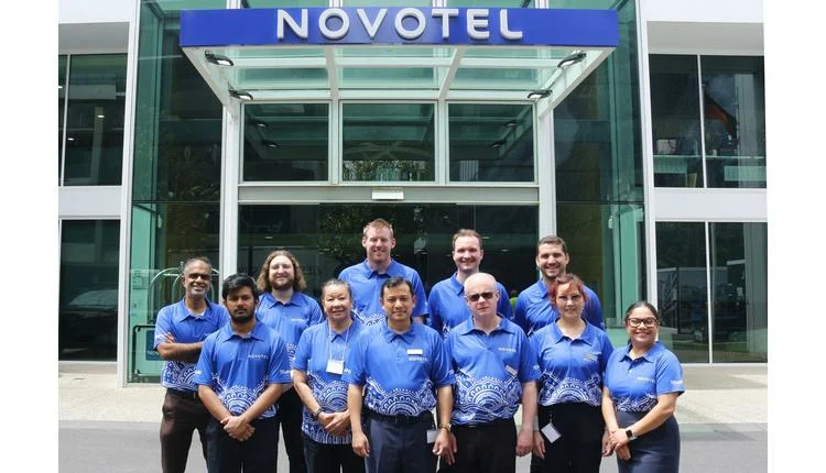 Novotel Geelong unveils uniforms by Wadawurrung artist