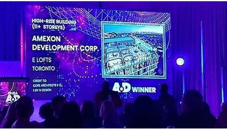Amexon’s elofts wins OHBA award for high-rise building