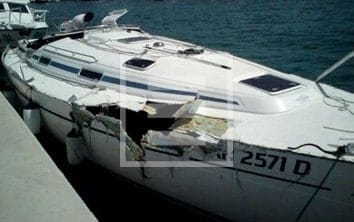bora 60 nodi croazia barca corpi morti