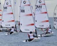 Trofeo Accademia Navale di Livorno. Il campo di regata degli O’pen Bic
