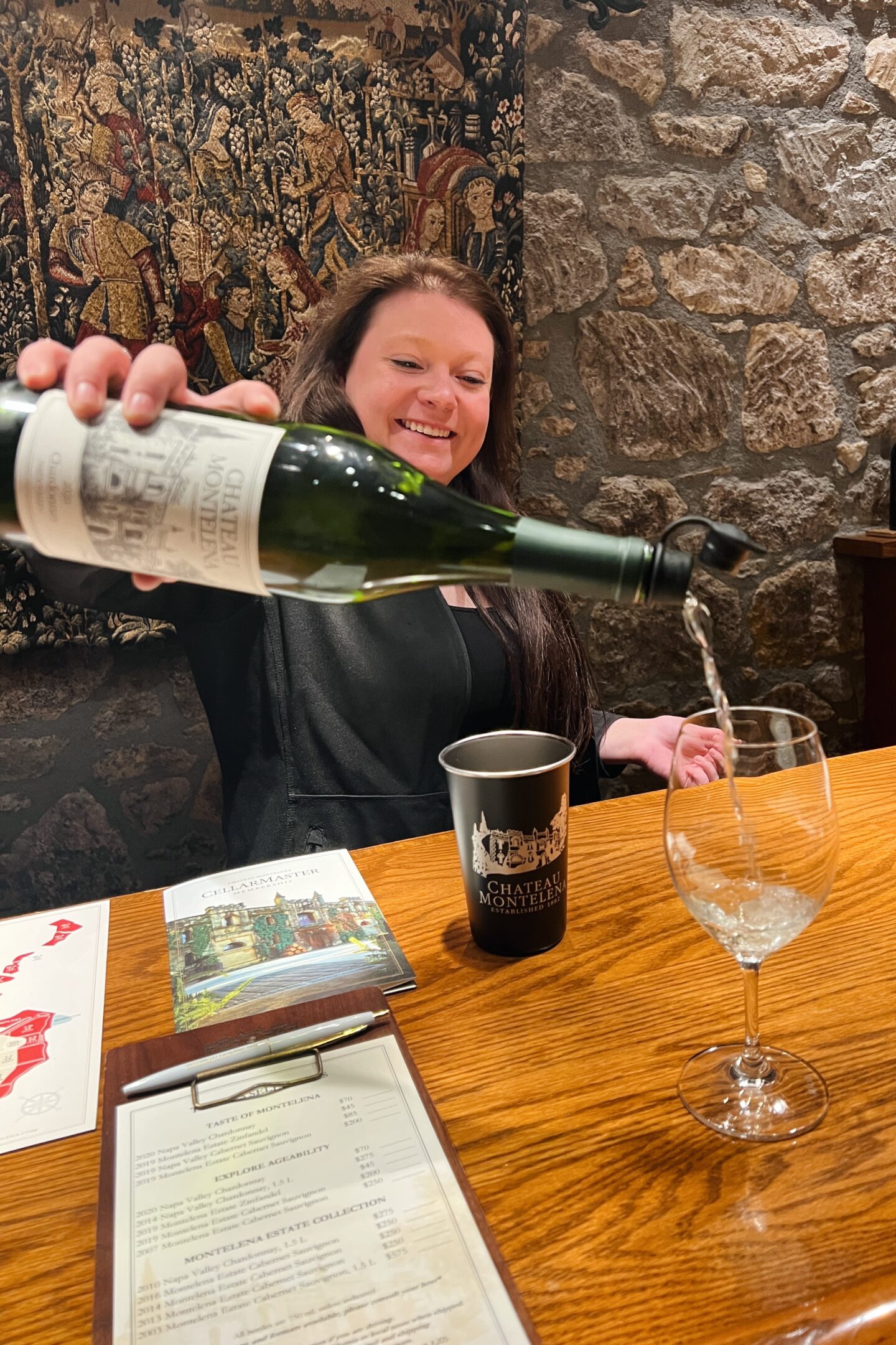 Wine Tasting at Chateau Montenlena
