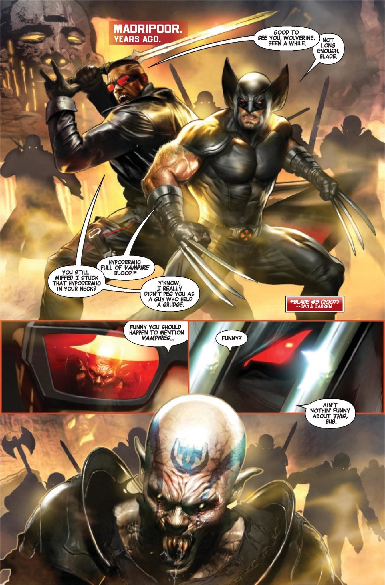 wolverine vs blade special marvel comics exclusive preview