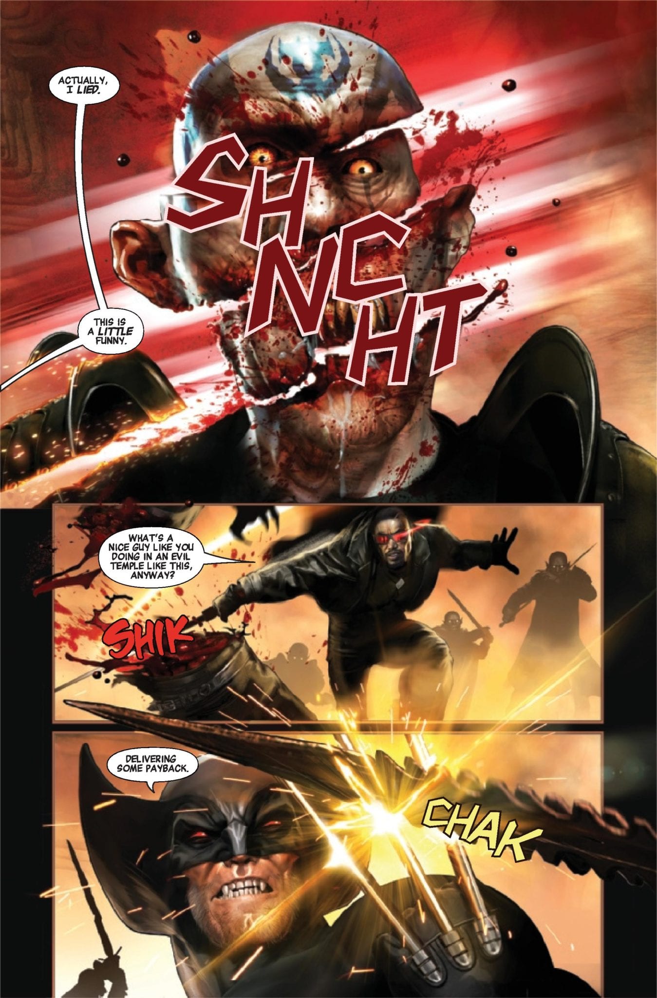 wolverine vs blade special marvel comics exclusive preview