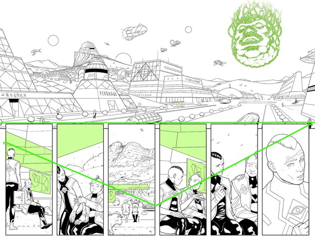 Juann Cabal Explains His Panel Structure For GUARDIANS OF THE GALAXY #1