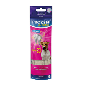 Prozym - Haleine fraîche et plaque - Chien - S de 5 à 15 kg - 5 lamelles - CEVA - Produits-veto.com