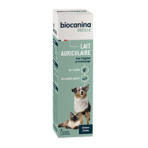 Lait auriculaire - Nettoyage des oreilles - Chiens et chats - 90 ml - BIOCANINA - Produits-Veto.com