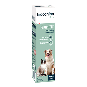 Biophtal - Hygiene and Cleaning for the eyes - Dog and cat - 125 ml - BIOCANINA - Produits-Veto.com