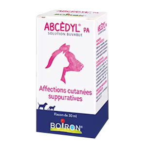 Abcedyl - Condições supurativas da pele - Frasco de 30 mL - BOIRON - Produtos-veto.com