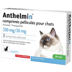 Anthelmin Cat - 230 mg/20 mg - Vermifug - KRKA - Proizvodi-veto.com