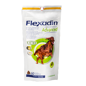 Flexadin Advanced - دعم المفاصل - هشاشة العظام - الكلب - 60 لدغة - VETOQUINOL - Products-veto.com