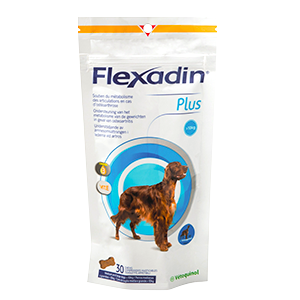 Flexadin plus - Soutien articulaire - arthrose - Chien plus de 10 kg - 30 bouchées - VETOQUINOL - Produits-veto.com