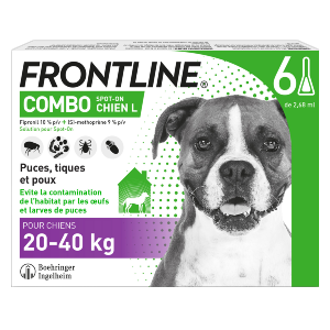 Frontline Top Spot Antipulgas e Carrapatos para Cães de 20 a 40 kg