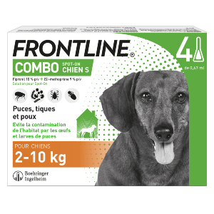 Frontline Combo - Antipulgas - S - 4 pipetas - Produtos-veto.com