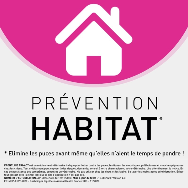 Frontline - Tri-Act - Prévention Habitat - Produits-veto.com