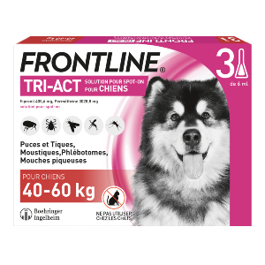 Frontline Tri-act - مضاد البراغيث - Dog XL - 3 ماصات - منتجات الفيتو