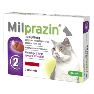 Biocanina milbetel vermifuge chaton 2 comprimés