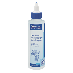 Nettoyant physiologique des yeux - Apaisant - 125 ml - VIRBAC - Produits-veto.com