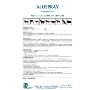 Aluspray – Protection et cicatrisation – 127 ml – VETOQUINOL