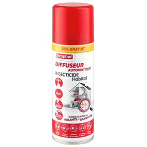 Spray - Difusor automático - Inseticida - Habitat - 200 mL - BEAPHAR - Produtos-veto.com