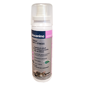 Anti-stress spray - Cat - 100 mL - Front side - BIOCANINA - Produits-veto.com