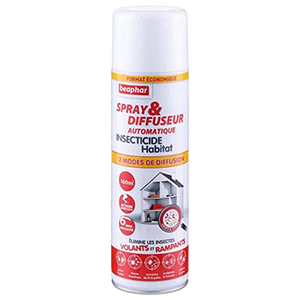 Automatyczny spray i dyfuzor - Insektycyd - Habitat - 500 ml - Beaphar - Produkty-veto.com