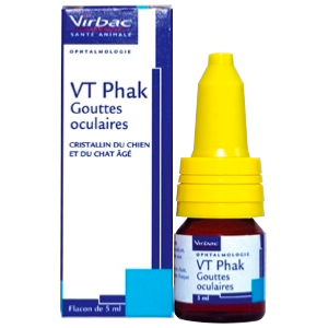 VT Phak - 滴眼液 - 5mL 瓶 - VIRBAC - Produits-veto.com