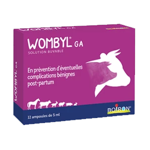 Wombyl GA - 12 mL 5 アンプル - BOIRON - Produits-veto.com