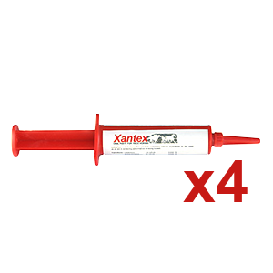 Xantex - Lungblödning - HPIE - Lungor - Set med 4 sprutor à 12 ml - Häst - FARNAM - Products-Veto.com