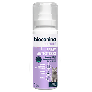 Spray anti-stress - Gato - 100 ml - BIOCANINA - Produits-veto.com