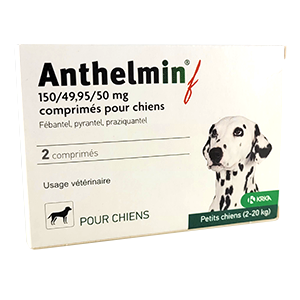 Anthelmin - Vermifugo multiuso per cani - Da 2 a 20 kg